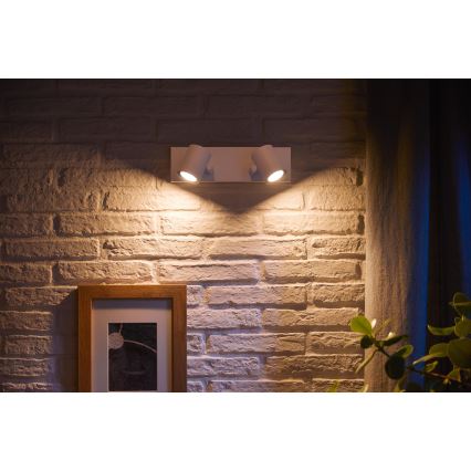 Philips - LED RGBW Himmennettävä kohdevalo Hue ARGENA 2xGU10/5,7W/230V