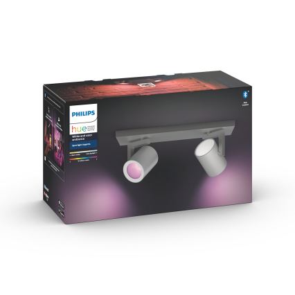 Philips - LED RGBW Himmennettävä kohdevalo Hue ARGENA 2xGU10/5,7W/230V