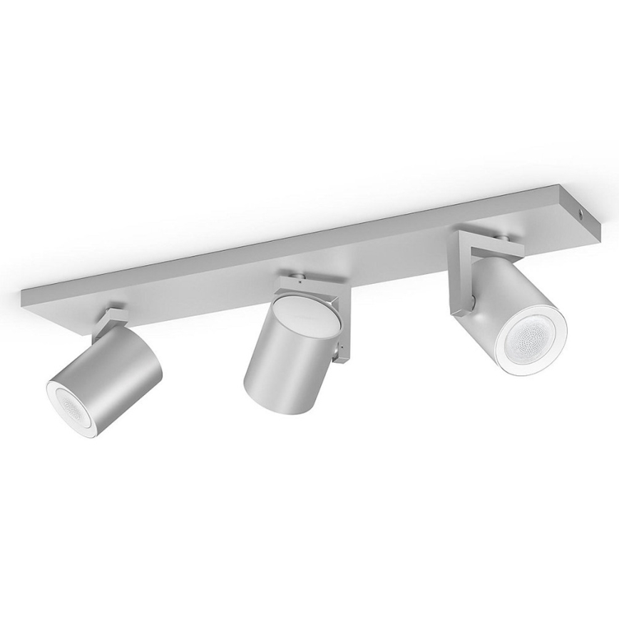 Philips - LED RGBW Himmennettävä kohdevalo Hue ARGENA 3xGU10/5,7W/230V