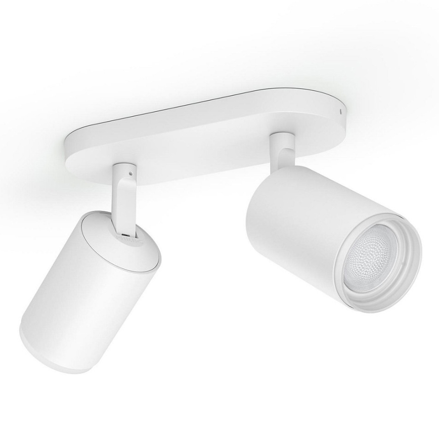 Philips - LED RGBW Himmennettävä kohdevalo Hue FUGATO 2xGU10/5,7W/230V