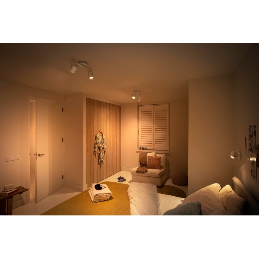 Philips 50662/14/P0 - LED-kohdevalaisin BYRE 2xLED/4,3W/230V 2200/2500/2700K