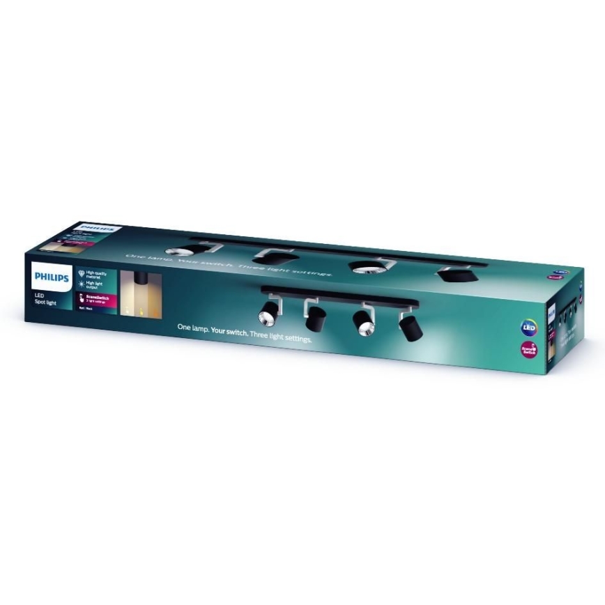 Philips - Himmennettävä LED-kohdevalo 4xLED/4.5W/230V