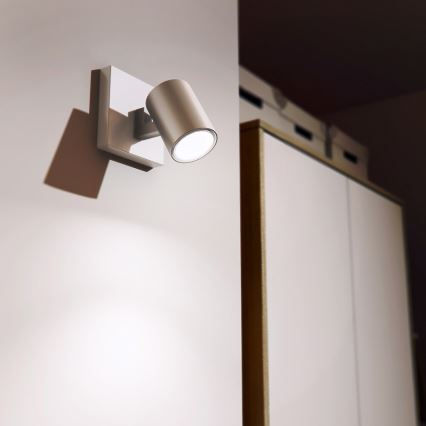 Philips 53090/48/16 - Kohdevalo RUNNER hopea 1xGU10/35W/230V