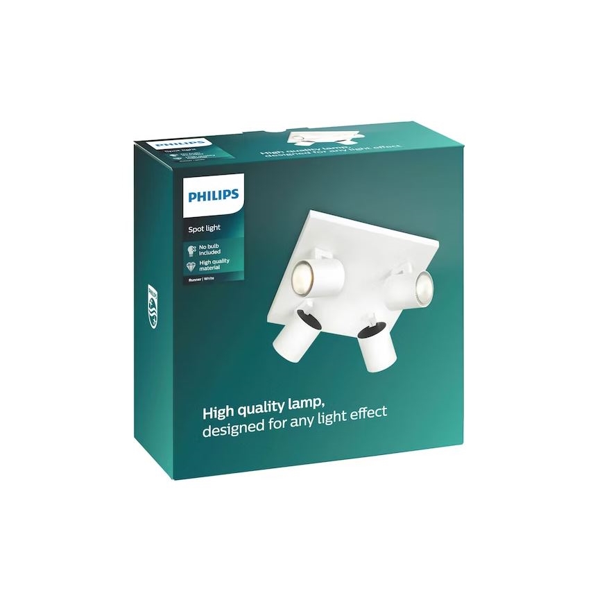 Philips - Kohdevalo 4xGU10/50W/230V