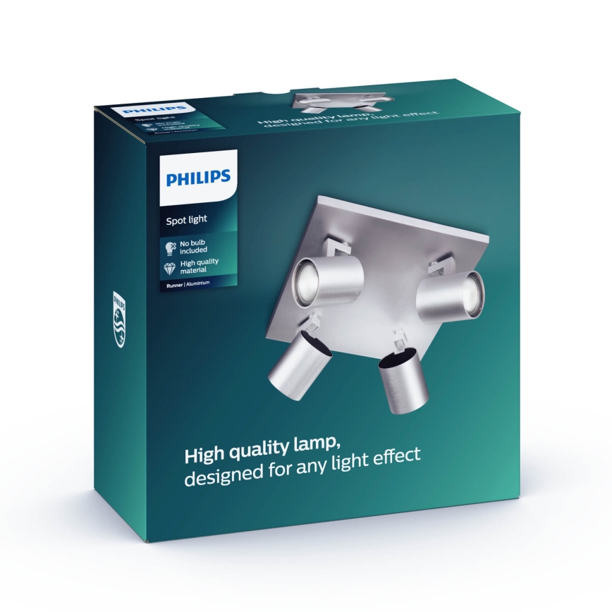Philips - Kohdevalo 4xGU10/50W/230V