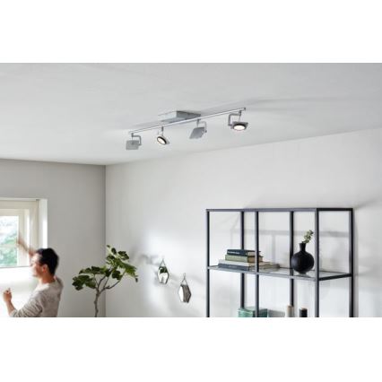 Philips 53194/48/P0 - LED-kohdevalaisin MILLENNIUM 4xLED/4,5W/230V