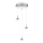 Philips 53223/11/16 - LED-riippuvalaisin CYPRESS 3xLED/3W/230V