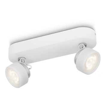 Philips 53272/31/16 - LED-kohdevalaisin RIMUS 2xLED/3W/230V