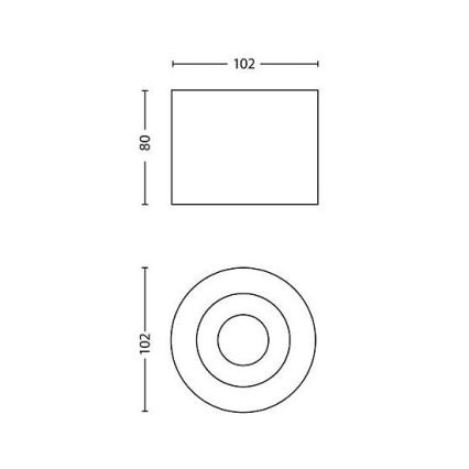 Philips - Himmennettävä LED-kohdevalo 1xLED/4,5W/230V