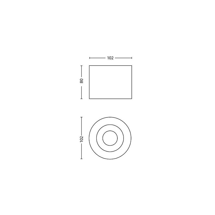 Philips - Himmennettävä LED-kohdevalo 1xLED/4,5W/230V