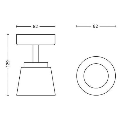 Philips - LED-kohdevalaisin 1xLED/4W/230V