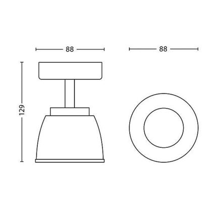 Philips - LED-kohdevalaisin 1xLED/4W/230V