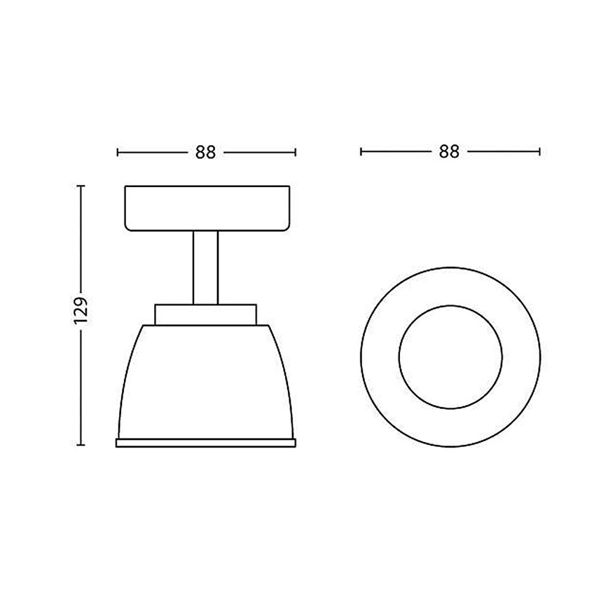 Philips - LED-kohdevalaisin 1xLED/4W/230V
