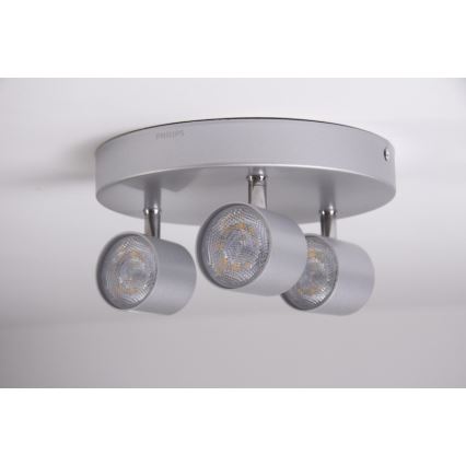 Philips 56243/48/16 - Himmennettävä LED-kohdevalo MYLIVING STAR 3xLED/4W/230V