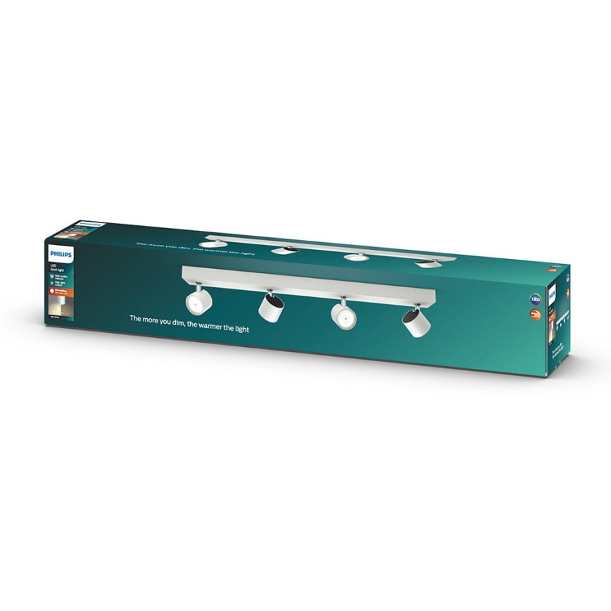 Philips - Himmennettävä LED-kohdevalo 4xLED/4,5W/230V