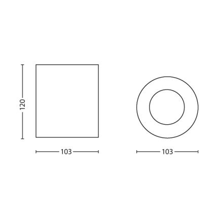 Philips - Kohdevalo 1xGU10/50W/230V