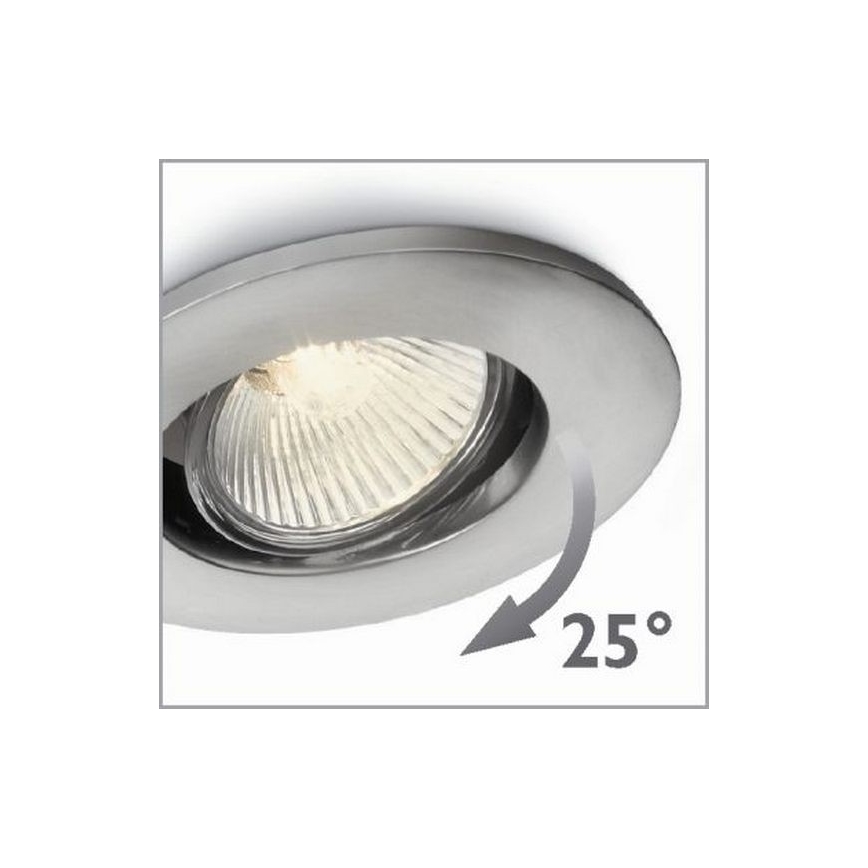 Philips 57959/17/PN - Upotettu valo AGENA 1xGU10/35W/230V