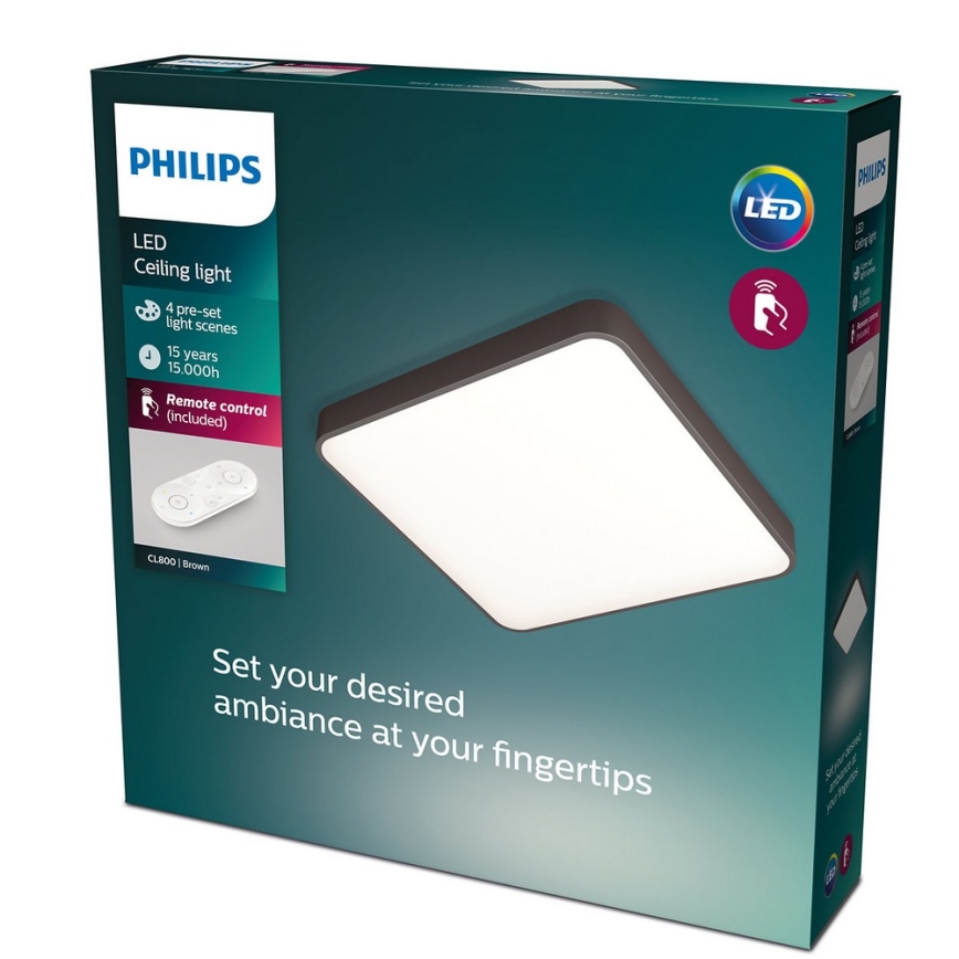 Philips 60261/43/P5 - Himmennettävä LED-kattovalaisin 1xLED/32W/230V + kauko-ohjaus