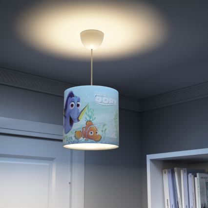 Philips 71751/90/26 - Lampunvarjostin lasten kattokruunuille DISNEY FINDING DORY E27 halkaisija 26 cm