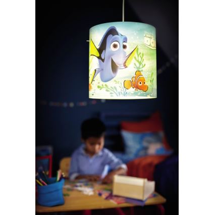 Philips 71751/90/26 - Lampunvarjostin lasten kattokruunuille DISNEY FINDING DORY E27 halkaisija 26 cm