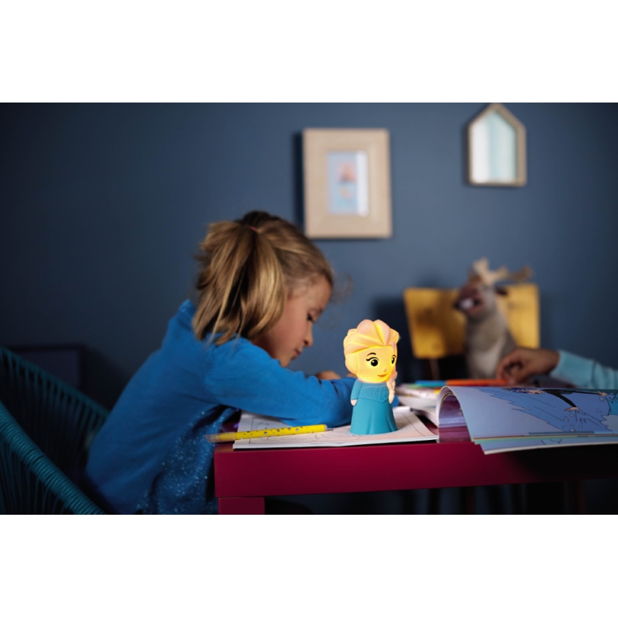 Philips 71768/03/16 - Lasten LED-lamppu DISNEY ELSA 1xLED/0,3W/3V