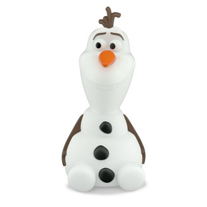 Philips 71768/08/16 - LED Lastenlamppu DISNEY FROZEN OLAF LED/0,3W/2xAAA lumiukko