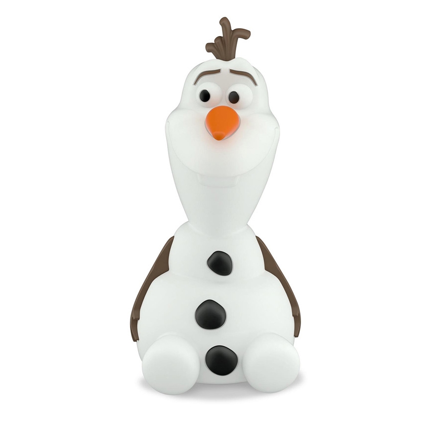 Philips 71768/08/16 - LED Lastenlamppu DISNEY FROZEN OLAF LED/0,3W/2xAAA lumiukko