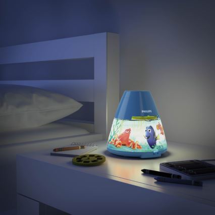 Philips 71769/90/16 - LED Lasten projektori DISNEY DORY LED/0,1W/3xAAA