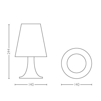 Philips - Lasten LED-pöytävalaisin LED/2,3W/230V