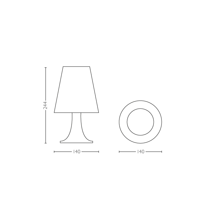 Philips - Lasten LED-pöytävalaisin LED/2,3W/230V