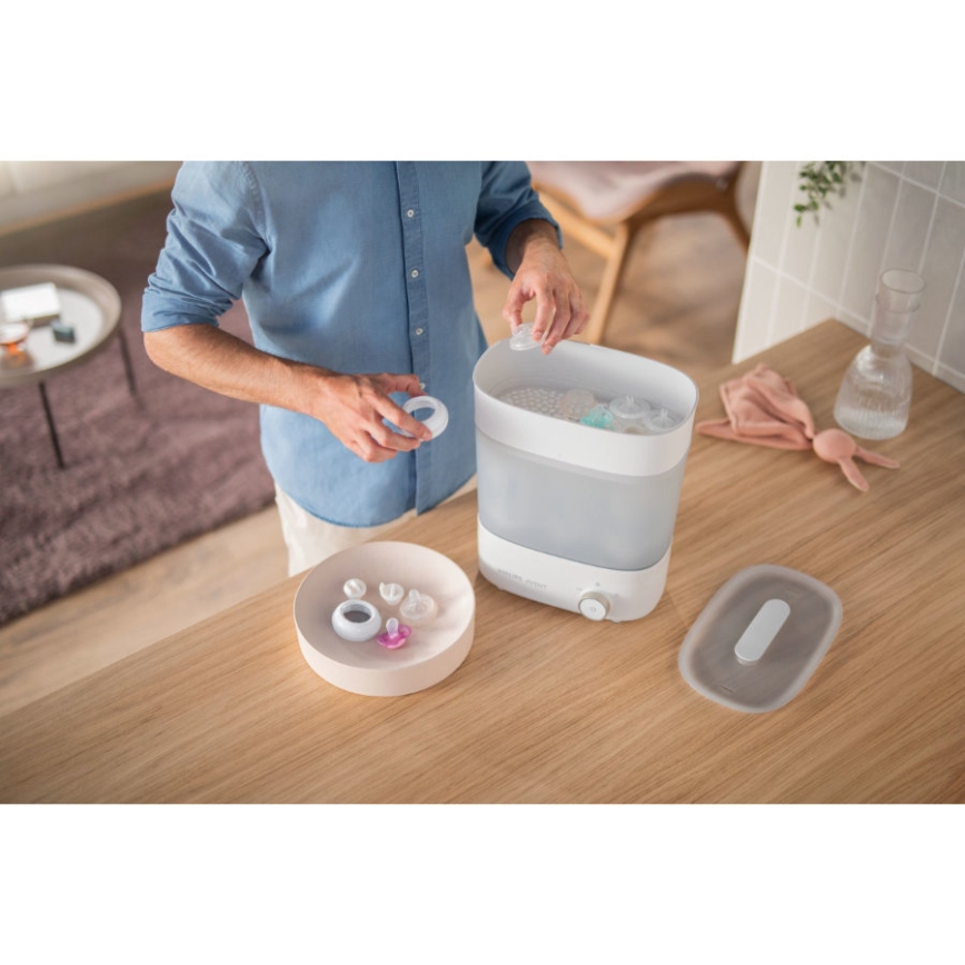 Philips Avent - Höyrysterilisaattori PREMIUM 3in1