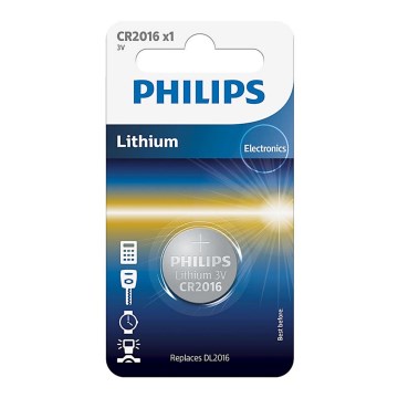 Philips CR2016/01B - Litiumnappikenno CR2016 MINICELLS 3V 90mAh