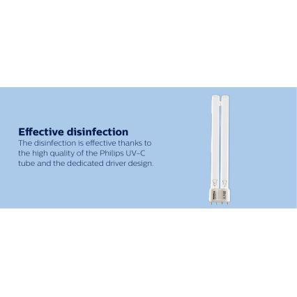 Philips - Desinfioiva bakteereja tappava lamppu anturilla UV-C/24W/230V