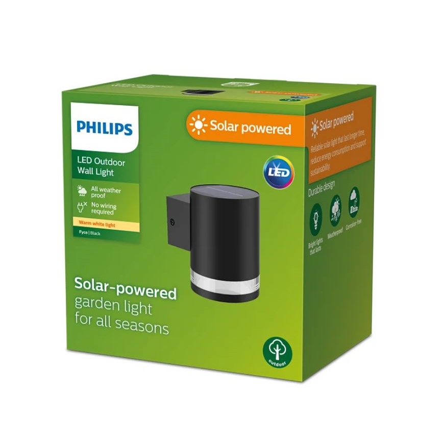 Philips - LED aurinkokäyttöinen seinävalaisin FYCE LED/1,5W/3,7V 1200 mAh IP44