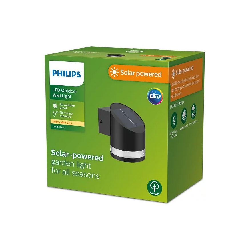 Philips - LED aurinkokäyttöinen seinävalaisin FYCE LED/1,5W/3,7V 1200 mAh IP44