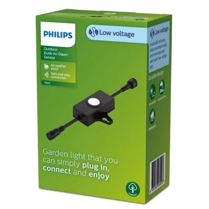 Philips - Hämärätunnistin ulkokäyttöön ajastimella GARDENLINK 24V IP67