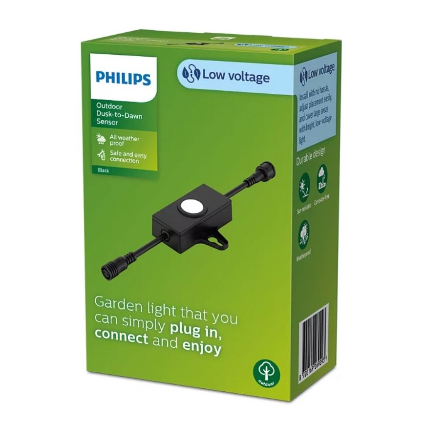 Philips - Hämärätunnistin ulkokäyttöön ajastimella GARDENLINK 24V IP67