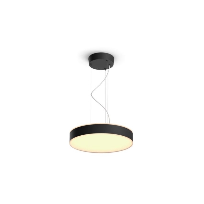 Philips - Himmennettävä LED-kattokruunu johdossa Hue LED/33,5W/230V 2200-6500K musta + kauko-ohjaus