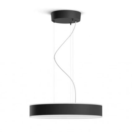 Philips - Himmennettävä LED-kattokruunu johdossa Hue LED/33,5W/230V 2200-6500K musta + kauko-ohjaus