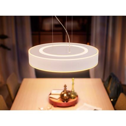 Philips - Himmennettävä LED-kattokruunu johdossa Hue LED/33,5W/230V 2200-6500K valkoinen + kauko-ohjaus