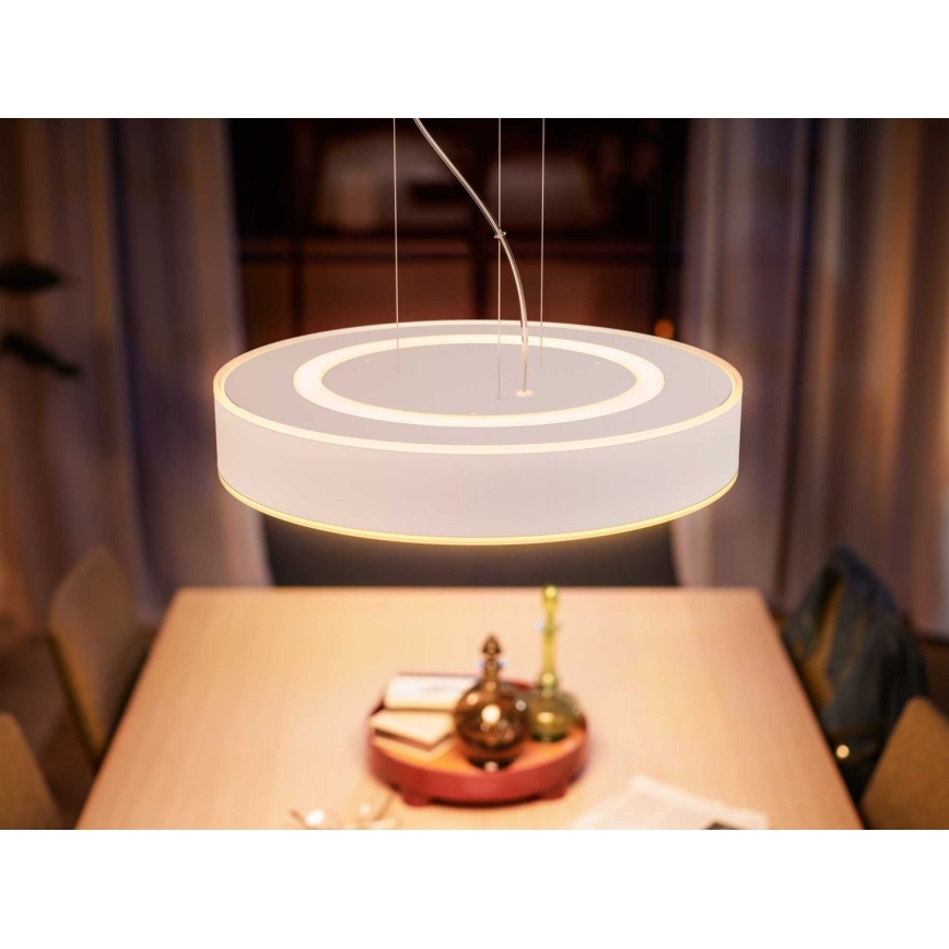 Philips - Himmennettävä LED-kattokruunu johdossa Hue LED/33,5W/230V 2200-6500K valkoinen + kauko-ohjaus