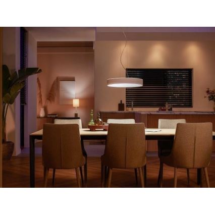 Philips - Himmennettävä LED-kattokruunu johdossa Hue LED/33,5W/230V 2200-6500K valkoinen + kauko-ohjaus
