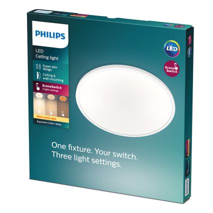 Philips - Himmennettävä LED-kattovalaisin 1xLED/15W/230V 2700K