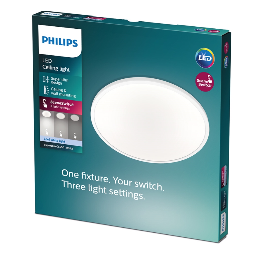 Philips - Himmennettävä LED-kattovalaisin 1xLED/15W/230V 4000K