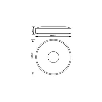 Philips - Himmennettävä LED-kattovalaisin COINER SCENE SWITCH LED/24W/230V 2700K valkoinen
