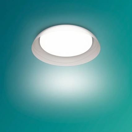Philips - Himmennettävä LED-kattovalaisin FLETA SCENE SWITCH LED/10W/230V 4000K läpinäkyvä