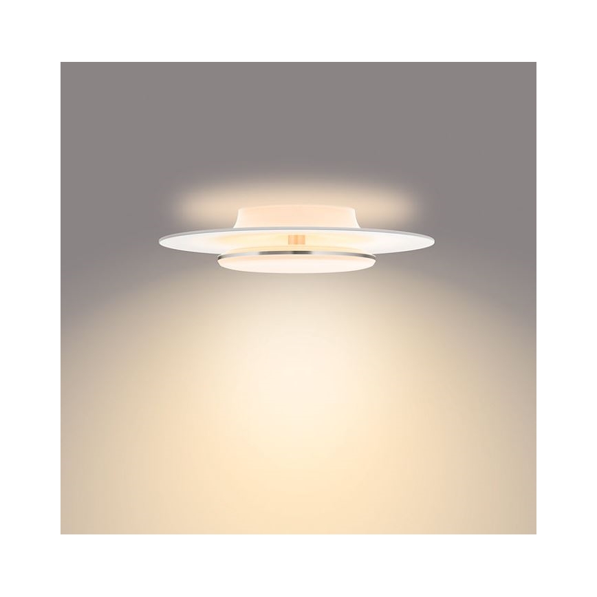 Philips- Himmennettävä LED-kattovalaisin SCENE SWITCH LED/30W/230V 2700K hopea