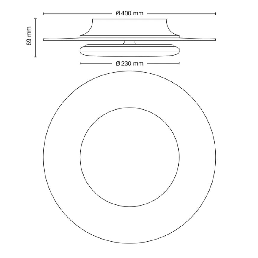 Philips- Himmennettävä LED-kattovalaisin SCENE SWITCH LED/30W/230V 2700K hopea