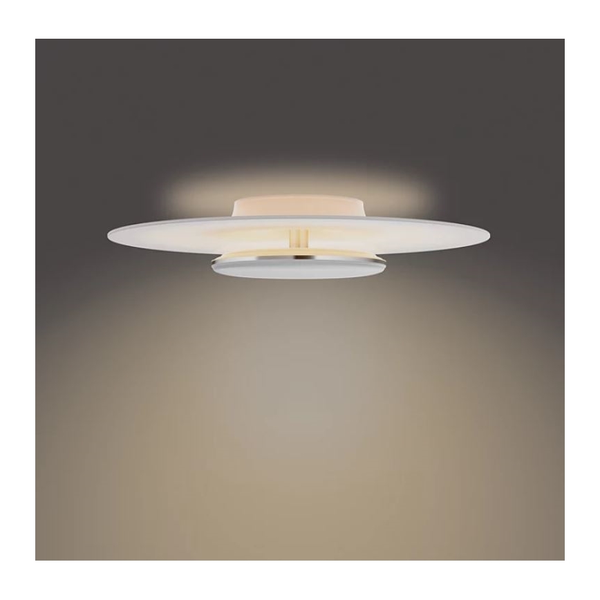 Philips- Himmennettävä LED-kattovalaisin SCENE SWITCH LED/40W/230V 2700K hopea