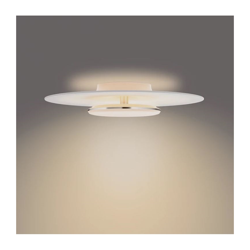 Philips- Himmennettävä LED-kattovalaisin SCENE SWITCH LED/40W/230V 2700K hopea